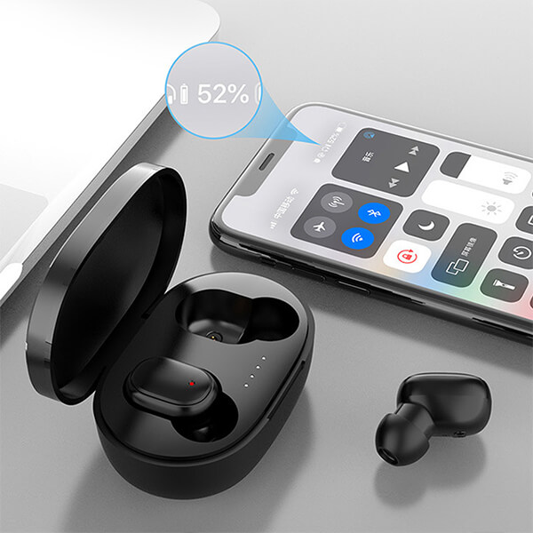 Bluetooth ακουστικά ZTX A6S Black - True Wireless Stereo Ανδρικά -> Bluetooth Ακουστικά