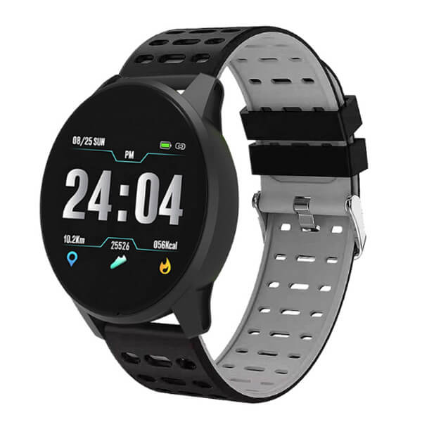 Smartwatch Bakeey BK2 Blood Oxygen Pressure Heart Rate Monitor - Black