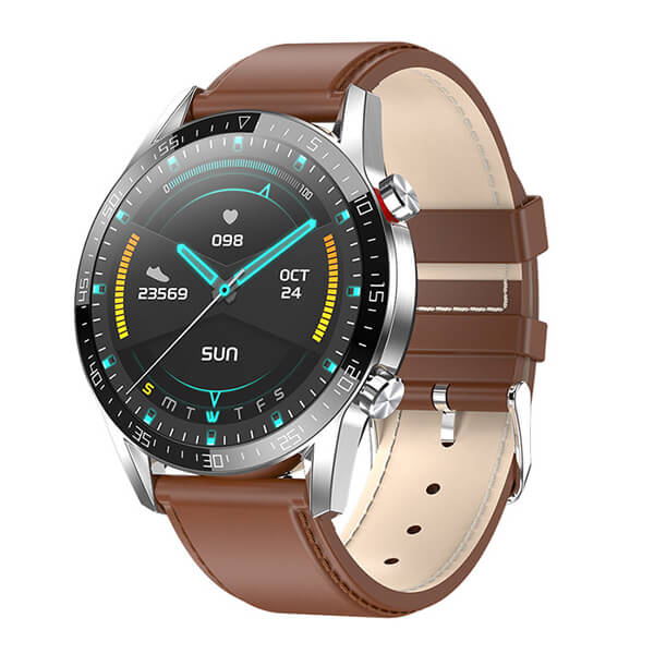 Bakeey L13 - Brown Leather Γυναικεία  -> Γυναικεία Ρολόγια -> Ρολόγια Smartwatch