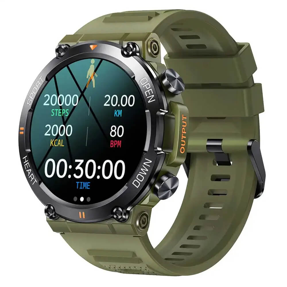 Smartwatch Bakeey K76 Pro - Army Green Γυναικεία  -> Γυναικεία Ρολόγια -> Ρολόγια Smartwatch