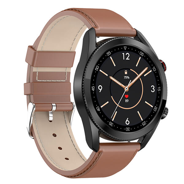 Smartwatch Bakeey L19 - Brown Leather Γυναικεία  -> Γυναικεία Ρολόγια -> Ρολόγια Smartwatch