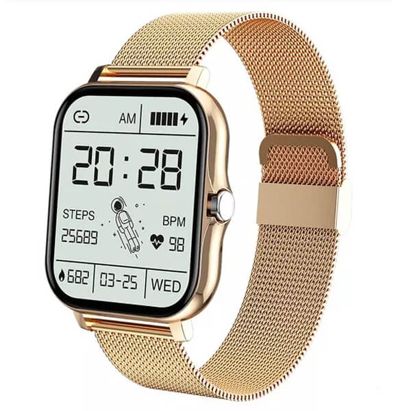 Smartwatch Bakeey Y13 - Gold Steel Γυναικεία  -> Γυναικεία Ρολόγια -> Ρολόγια Smartwatch