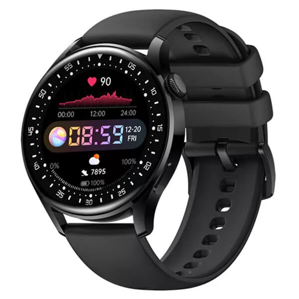 Smartwatch Bakeey D3 Pro - Black Silicone Γυναικεία  -> Γυναικεία Ρολόγια -> Ρολόγια Smartwatch