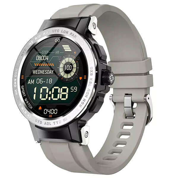 Smartwatch Bakeey E19 - Beige Silicone Γυναικεία  -> Γυναικεία Ρολόγια -> Ρολόγια Smartwatch