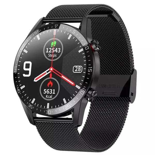 Smartwatch Bakeey L13 - Black Steel Γυναικεία  -> Γυναικεία Ρολόγια -> Ρολόγια Smartwatch