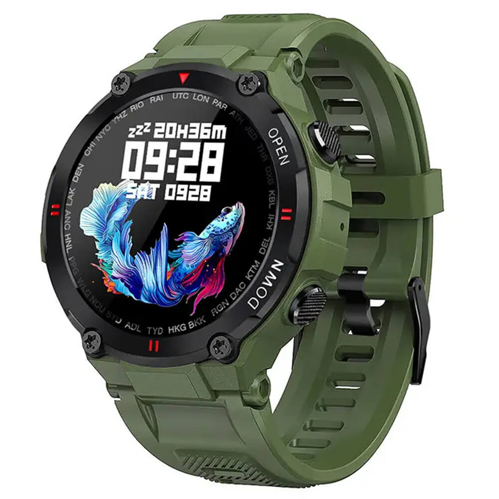 Smartwatch Bakeey K22 - Army Green Γυναικεία  -> Γυναικεία Ρολόγια -> Ρολόγια Smartwatch