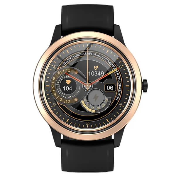 Smartwatch Microwear A60 46mm - Black Gold Γυναικεία  -> Γυναικεία Ρολόγια -> Ρολόγια Smartwatch