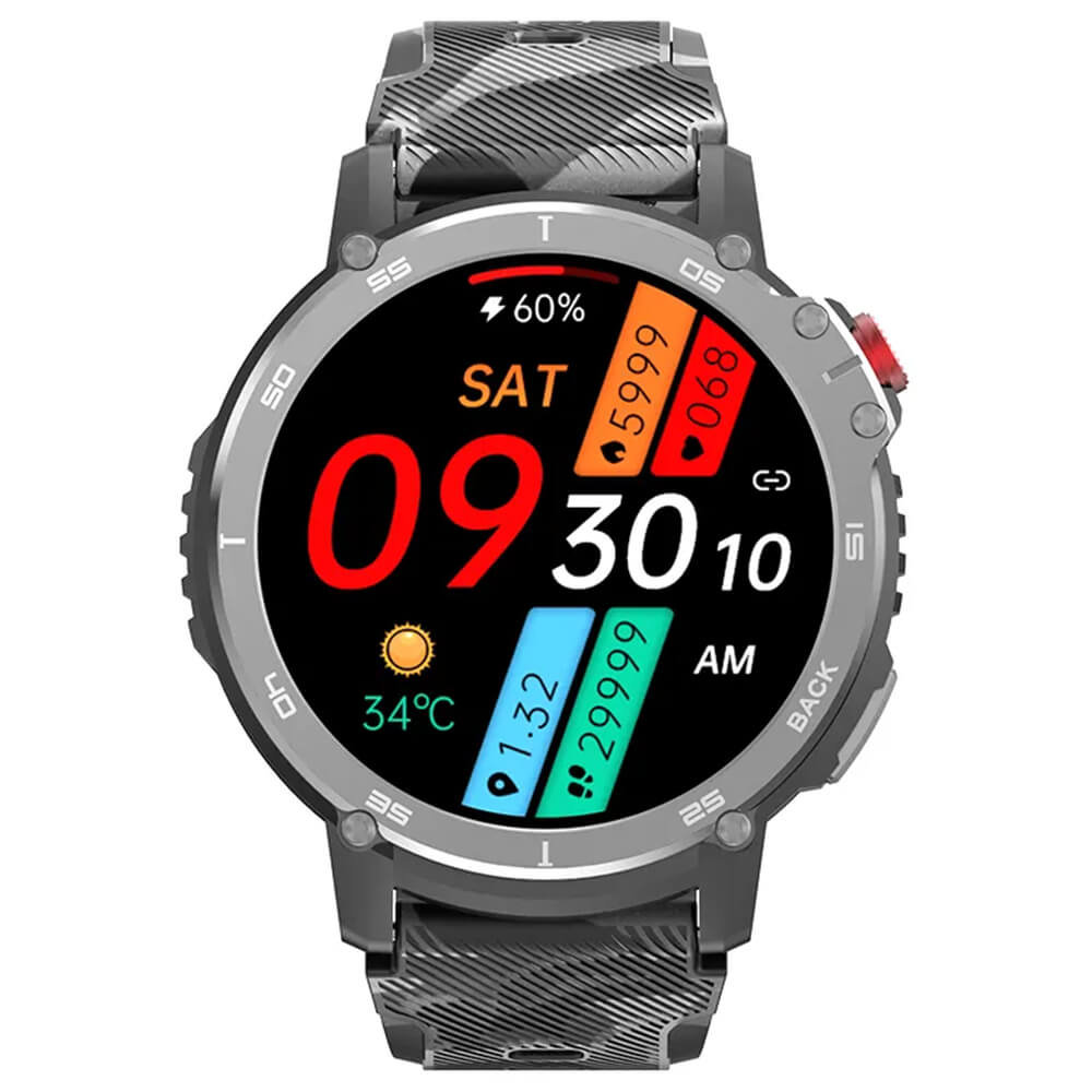Smartwatch Bakeey C22 - Black Camo Γυναικεία  -> Γυναικεία Ρολόγια -> Ρολόγια Smartwatch