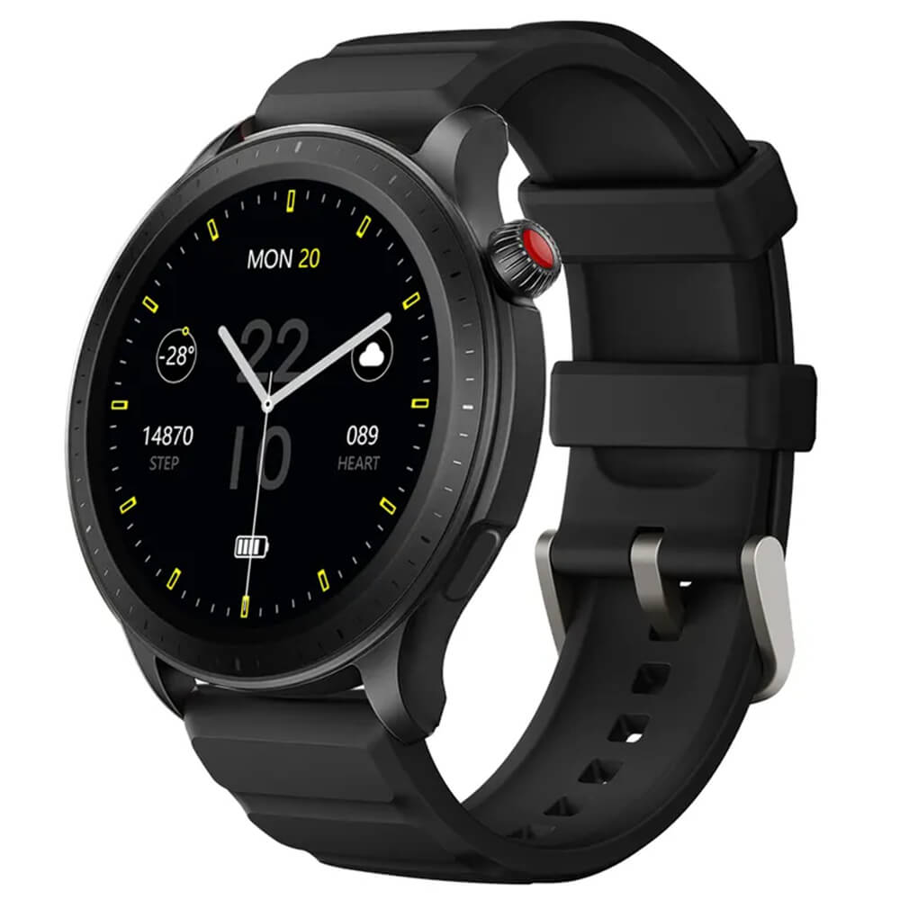 Smartwatch Microwear MTR4 - Black Silicone Γυναικεία  -> Γυναικεία Ρολόγια -> Ρολόγια Smartwatch