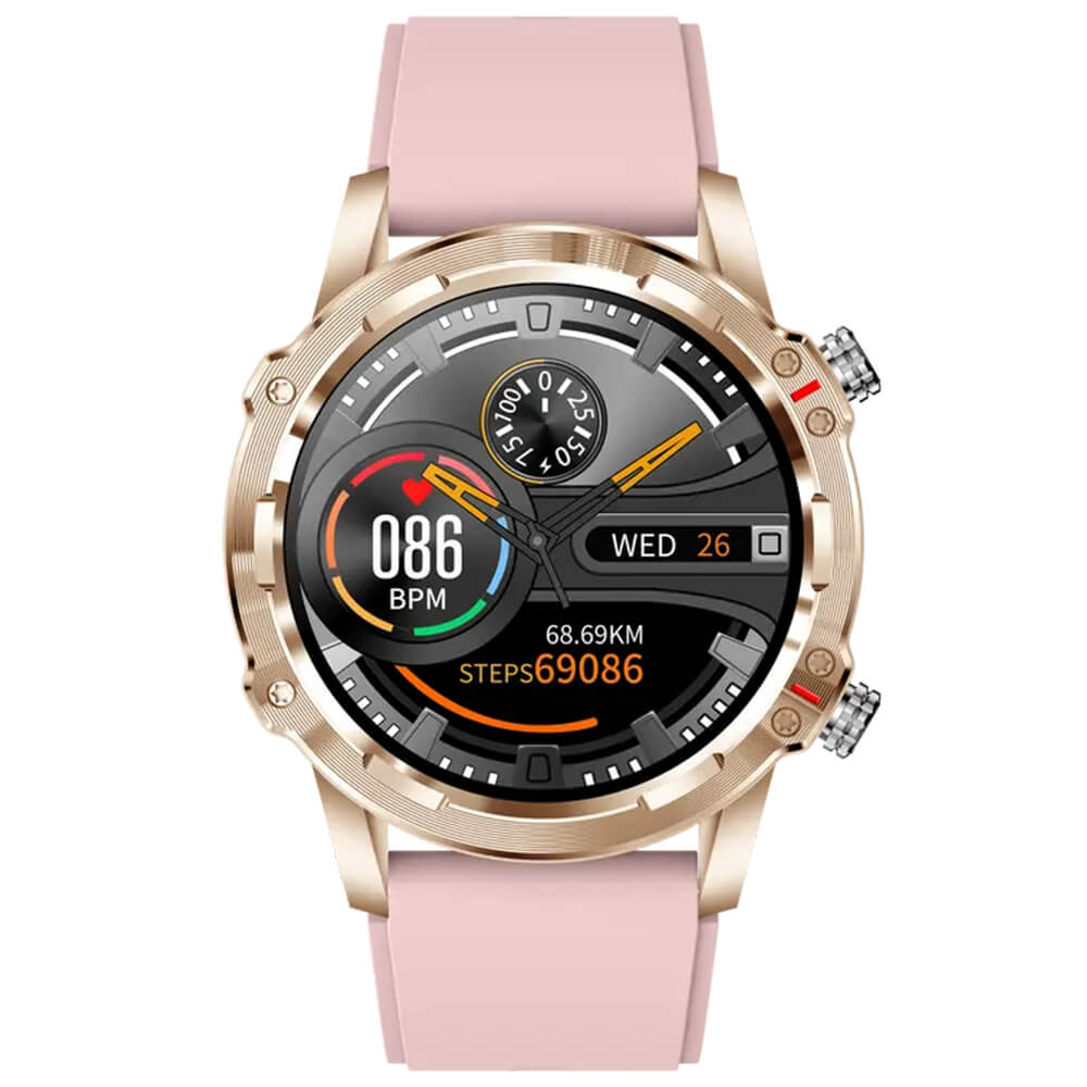 Smartwatch Microwear CF89 - Pink Γυναικεία  -> Γυναικεία Ρολόγια -> Ρολόγια Smartwatch