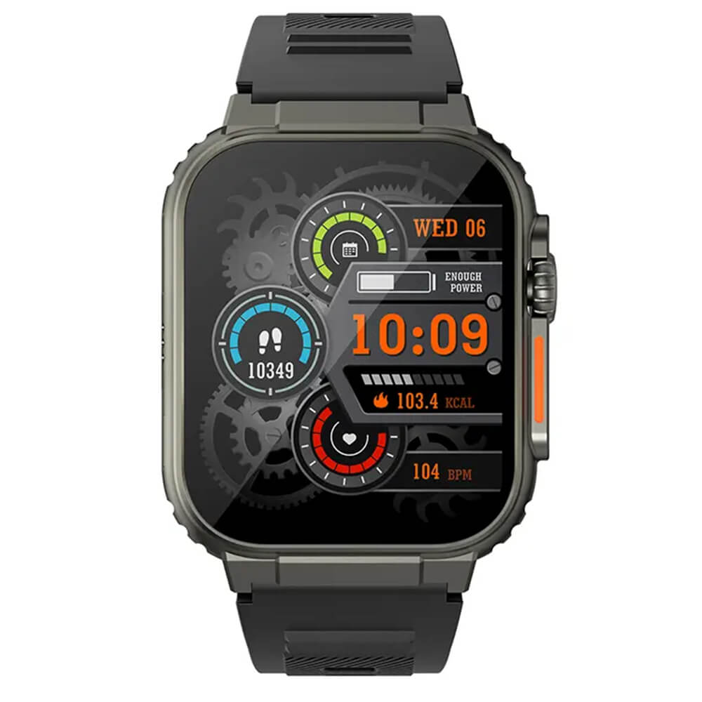 Smartwatch Microwear A70 600mAh Battery Black Silicone Γυναικεία  -> Γυναικεία Ρολόγια -> Ρολόγια Smartwatch