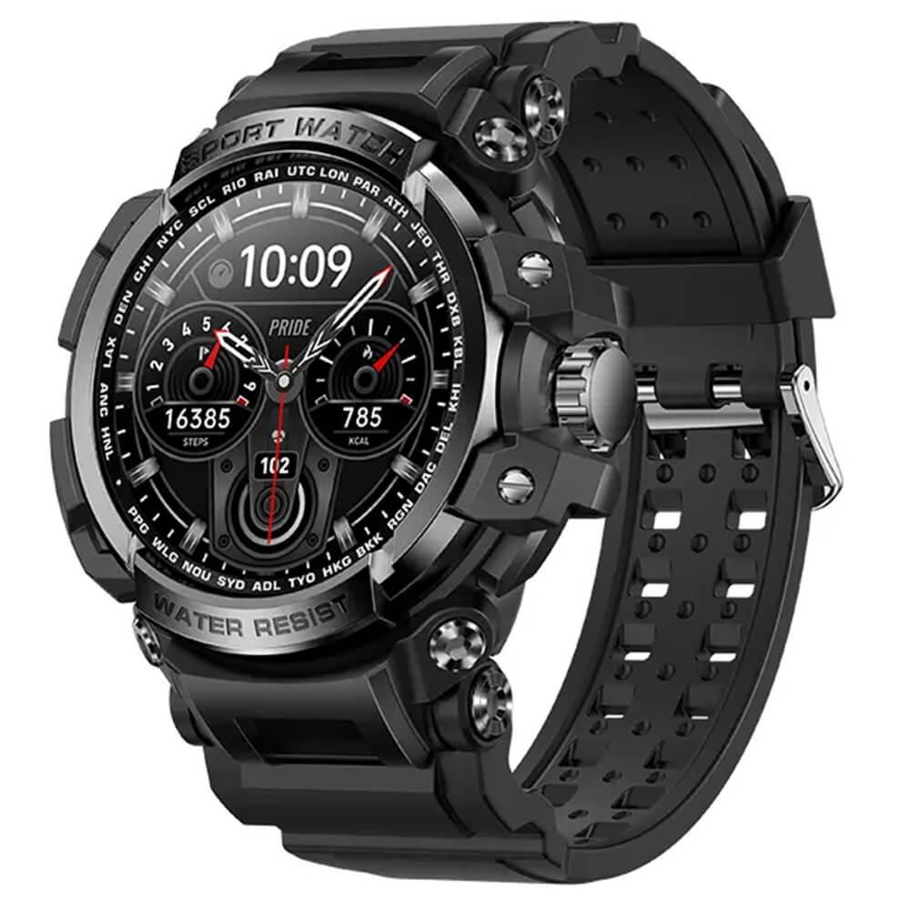 Smartwatch Microwear LC16 - Black Γυναικεία  -> Γυναικεία Ρολόγια -> Ρολόγια Smartwatch
