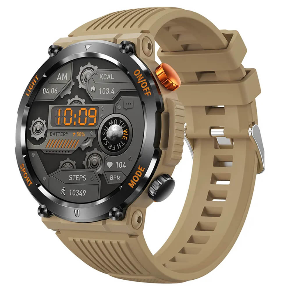 Smartwatch Microwear HT17 - Khaki Γυναικεία  -> Γυναικεία Ρολόγια -> Ρολόγια Smartwatch
