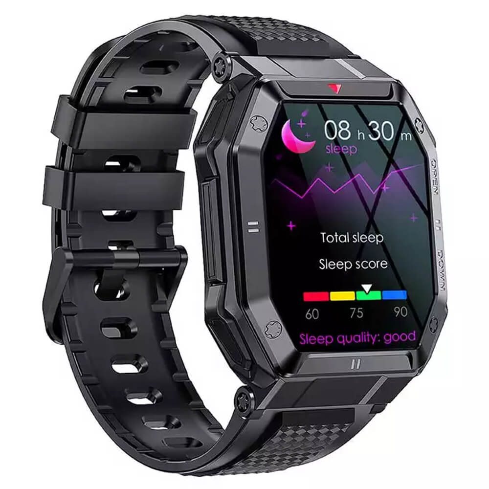 Smartwatch Bakeey K55 - Black Silicone Γυναικεία  -> Γυναικεία Ρολόγια -> Ρολόγια Smartwatch