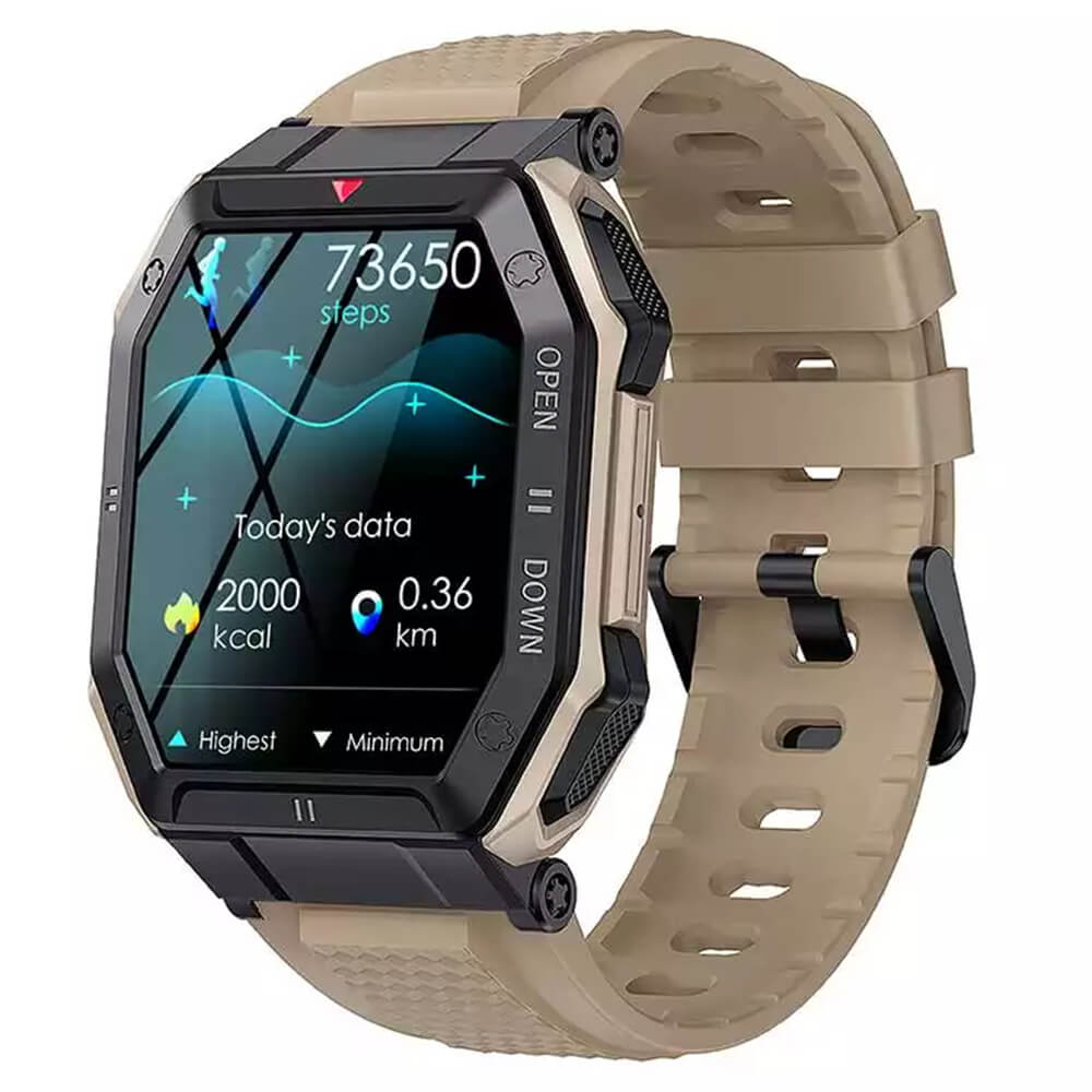 Smartwatch Bakeey K55 - Khaki Γυναικεία  -> Γυναικεία Ρολόγια -> Ρολόγια Smartwatch