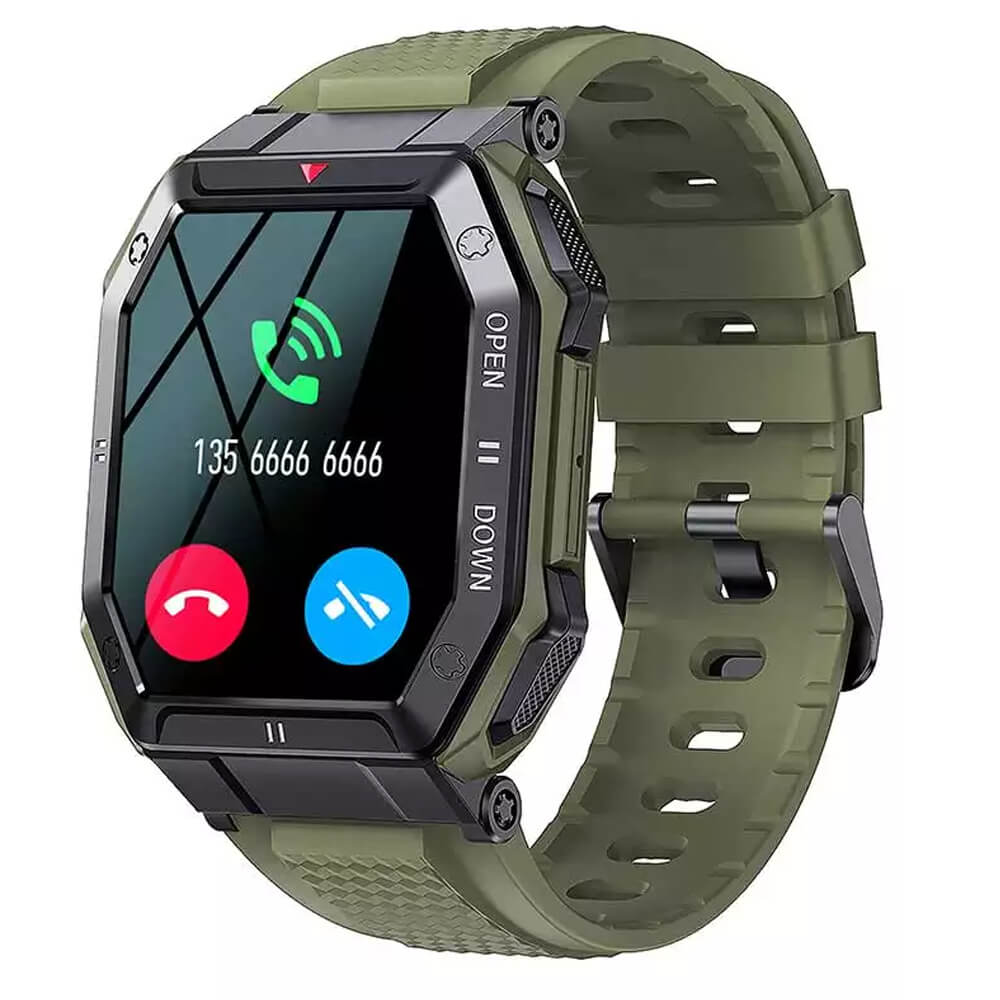 Smartwatch Bakeey K55 - Army Green Γυναικεία  -> Γυναικεία Ρολόγια -> Ρολόγια Smartwatch