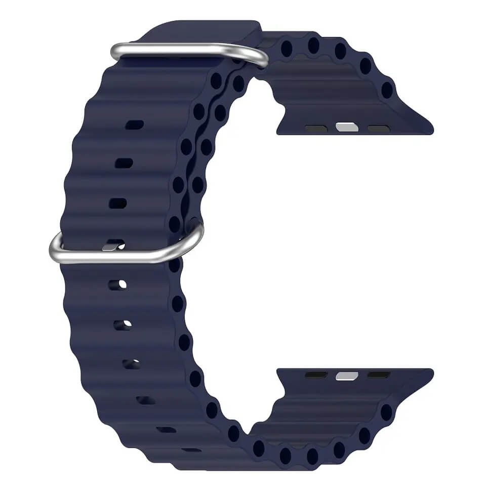 ΛΟΥΡΙ ΣΙΛΙΚΟΝΗΣ OCEAN fit for 42/44/45/49mmmm - Midnight Ανδρικά -> Ανδρικά Ρολόγια -> Λουράκια Smartwatch -> για Apple watch
