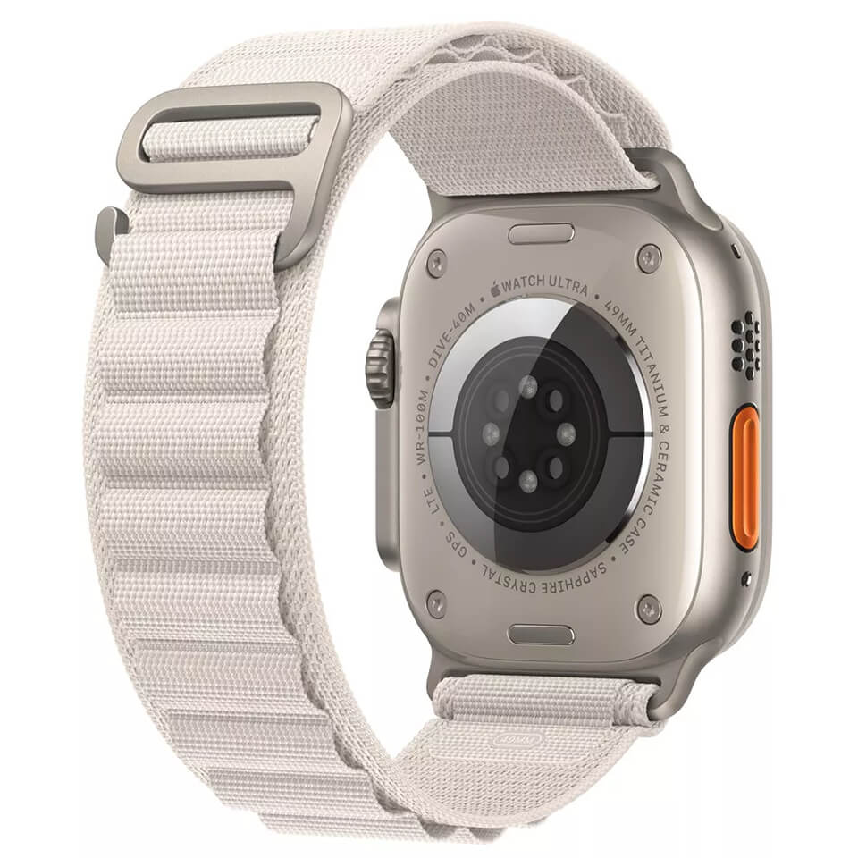 ΛΟΥΡΙ CANVAS OCEAN/ALPINE LOOP fit for 42/44/45/49mmmm - Beige Ανδρικά -> Ανδρικά Ρολόγια -> Λουράκια Smartwatch -> για Apple watch