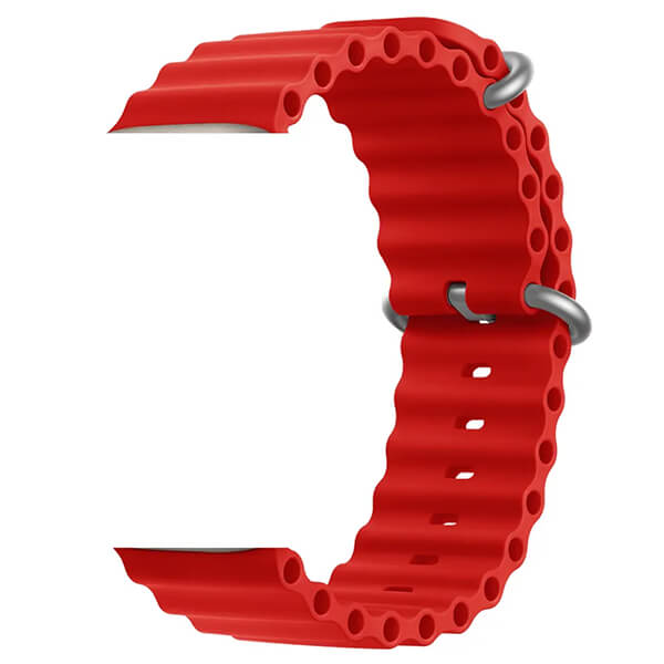 ΛΟΥΡΙ CANVAS OCEAN LOOP fit for 42/44/45/49mmmm - Red Ανδρικά -> Ανδρικά Ρολόγια -> Λουράκια Smartwatch -> για Apple watch
