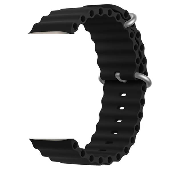 ΛΟΥΡΙ OCEAN LOOP fit for 42/44/45/49mmmm - Black Ανδρικά -> Ανδρικά Ρολόγια -> Λουράκια Smartwatch -> για Apple watch