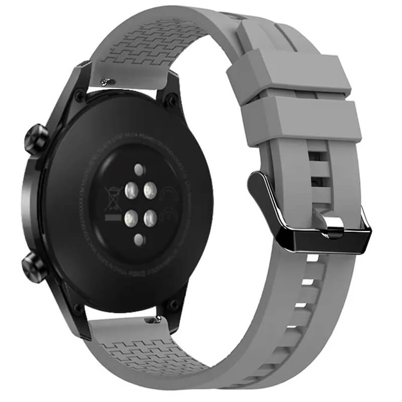 Bakeey Λουράκι ΣΙΛΙΚΟΝΗΣ 22mm με Quick Release - Grey Ανδρικά -> Ανδρικά Ρολόγια -> Λουράκια Smartwatch -> για Android watch