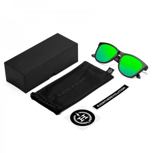 HAWKERS Carbon Black - Emerald One / Polarized image