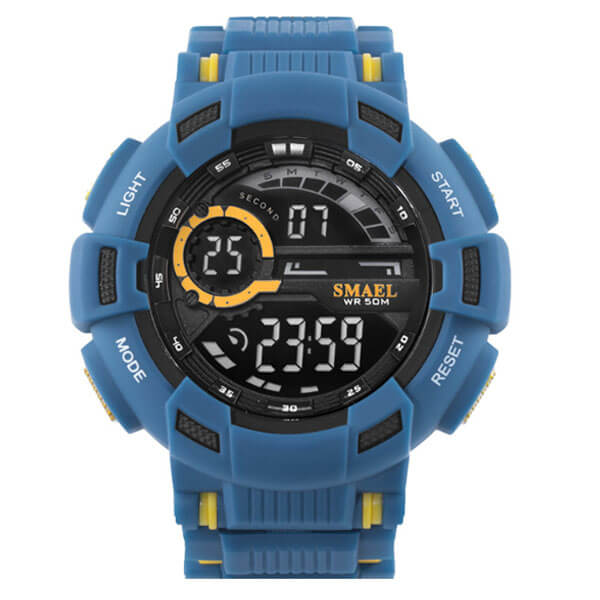 SMAEL 1366B Sports Watch Military Dual Display - Blue image