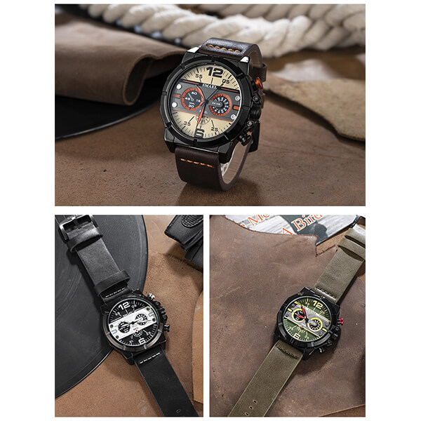 SMAEL 9074 Sports Watch Military Dual Display - Black