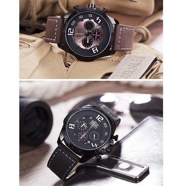 SMAEL 9075 Sports Watch Military Dual Display - Black