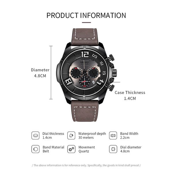 SMAEL 9075 Sports Watch Military Dual Display - Black