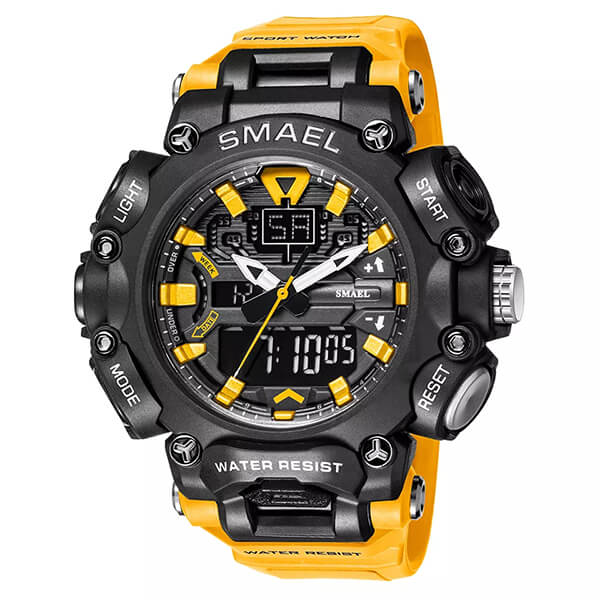 SMAEL 8053 Sports Watch Military Dual Display - Orange