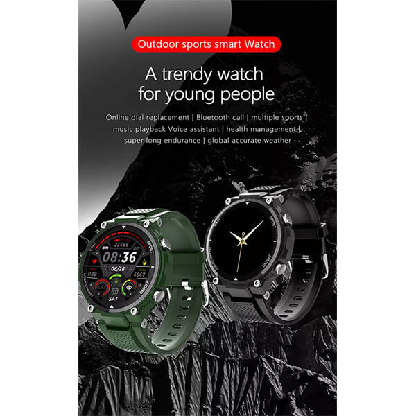 Smartwatch Microwear Q70 Pro - Green
