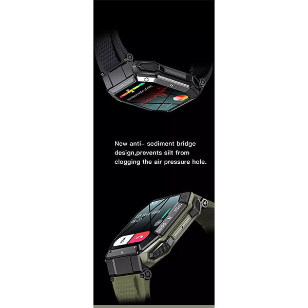 Smartwatch Bakeey  K55 - Army Green