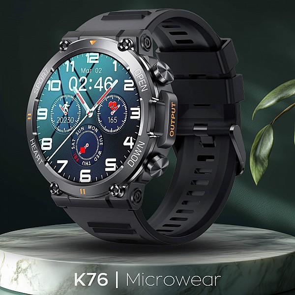 Smartwatch Bakeey  K76 Pro - Black