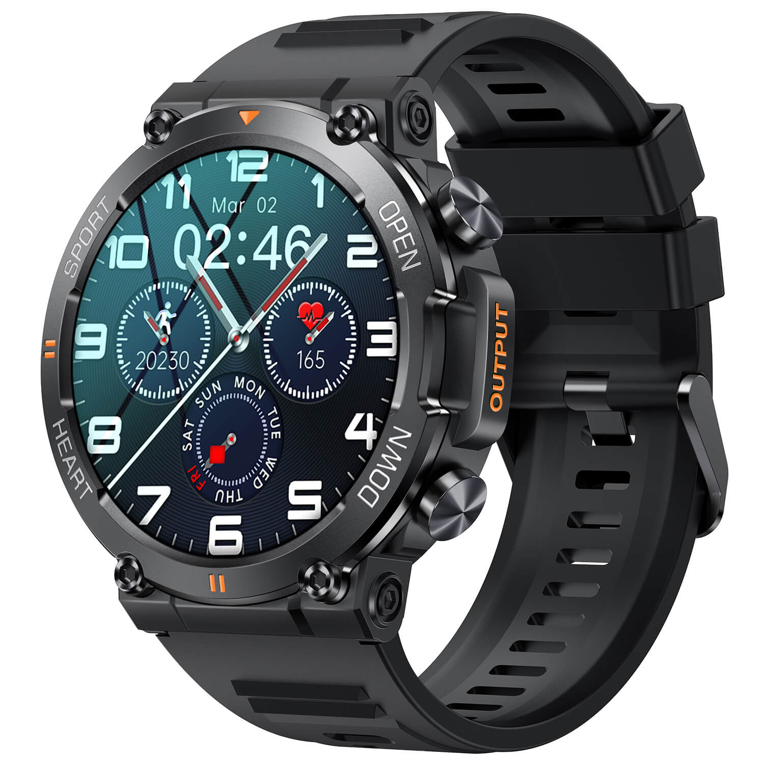 Smartwatch Bakeey  K76 Pro - Black Smartwatch Bakeey  K76 Pro - Black