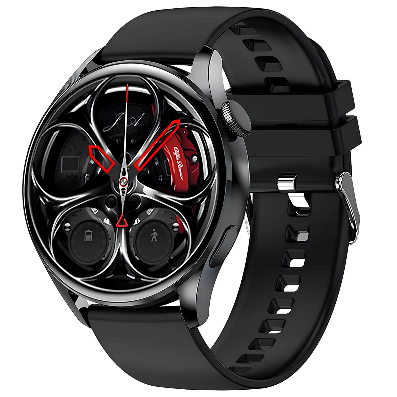 Smartwatch Microwear GT5 - Black Leather