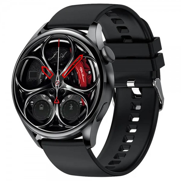 Smartwatch Microwear GT5 - Black Leather