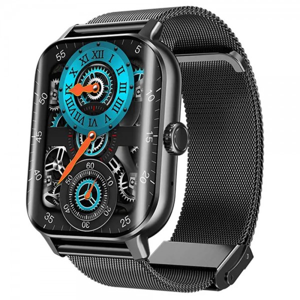 Smartwatch Microwear F12 - Black Steel