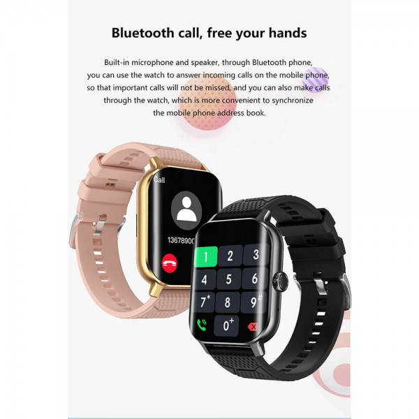 Smartwatch Microwear F12 - Steel Silver
