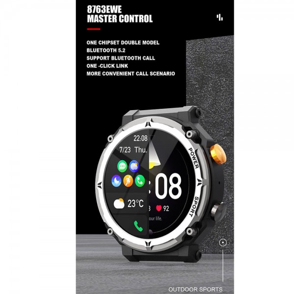 Smartwatch Microwear C21 Pro 410mah - Black 