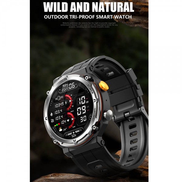 Smartwatch Microwear C21 Pro 410mah - Black 