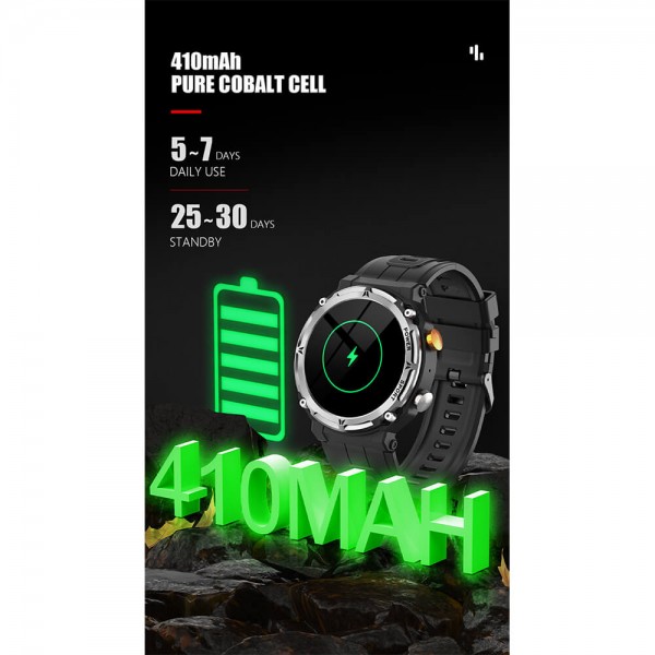 Smartwatch Microwear C21 Pro 410mah - Black 