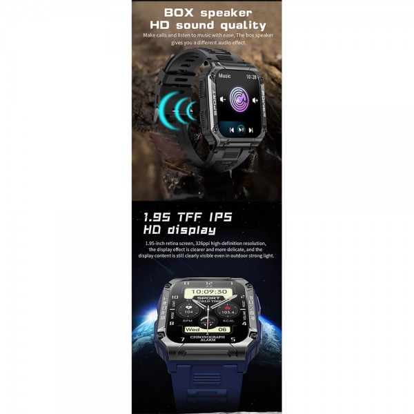 Smartwatch Microwear NX6  - Orange