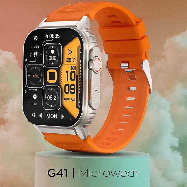 Smartwatch Microwear G41 - Orange