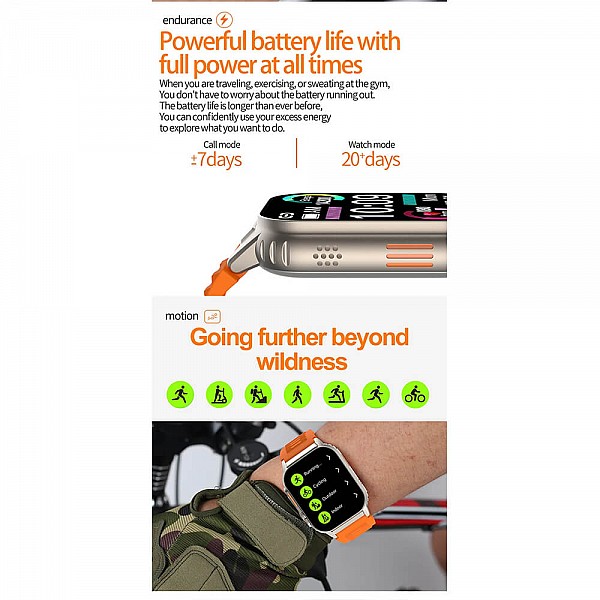 Smartwatch Microwear G41 - Silver STeel