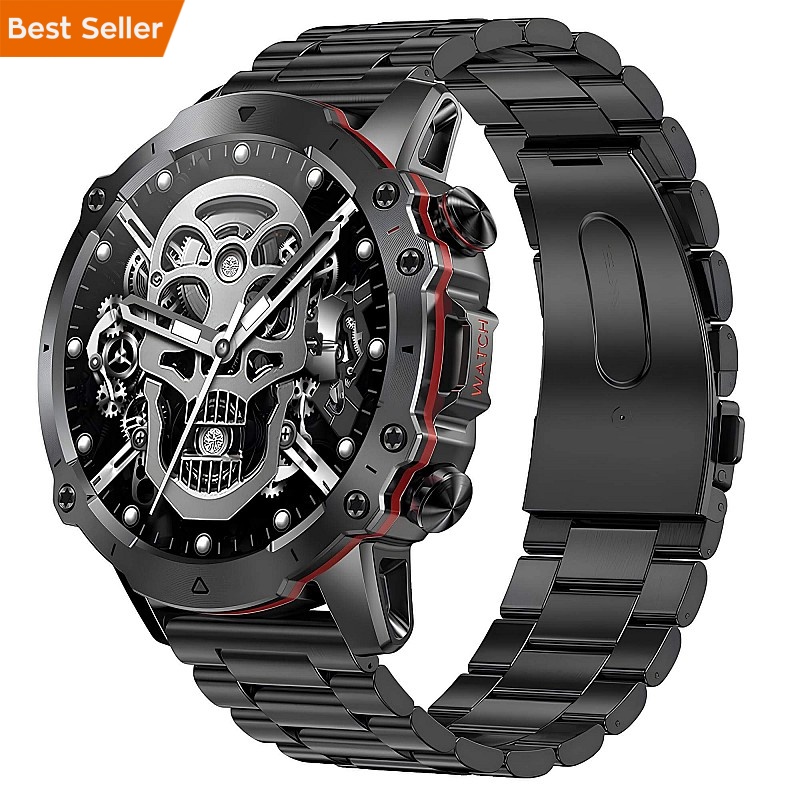 Smartwatch Microwear AK56 400mAh - Steel Black