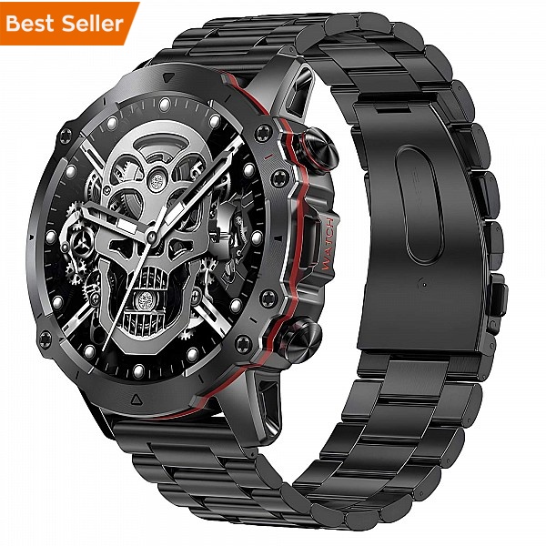 Smartwatch Microwear AK56 400mAh - Steel Black