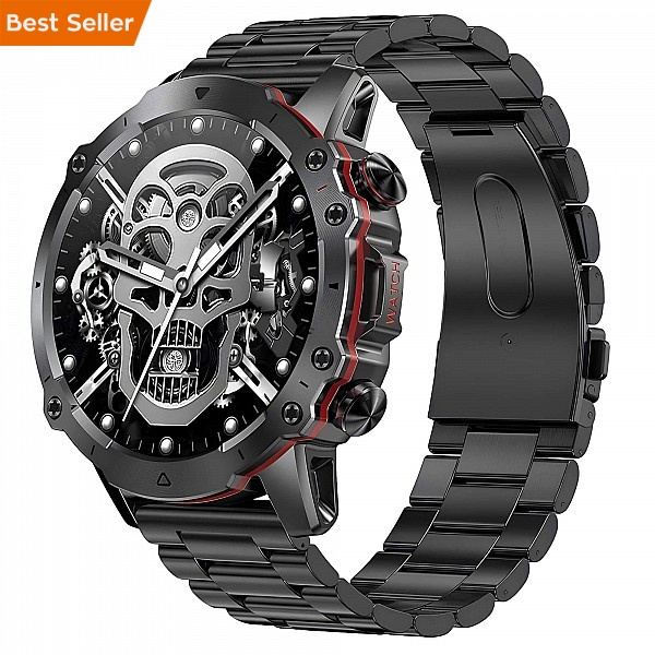 Smartwatch Microwear AK56 400mAh - Steel Black