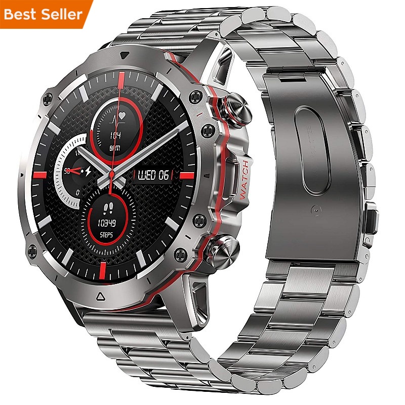 Smartwatch Microwear AK56 400mAh - Silver  Steel 