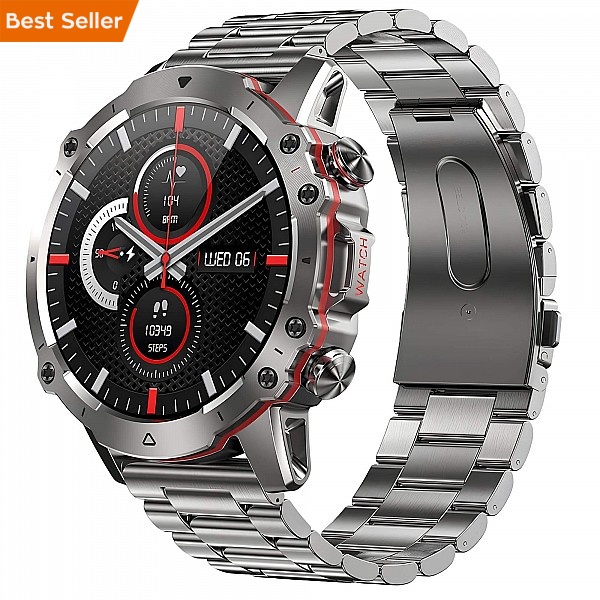 Smartwatch Microwear AK56 400mAh - Silver  Steel 